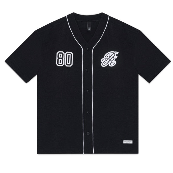PURE DOPAMINE BASEBALL JERSEY - BLACK
