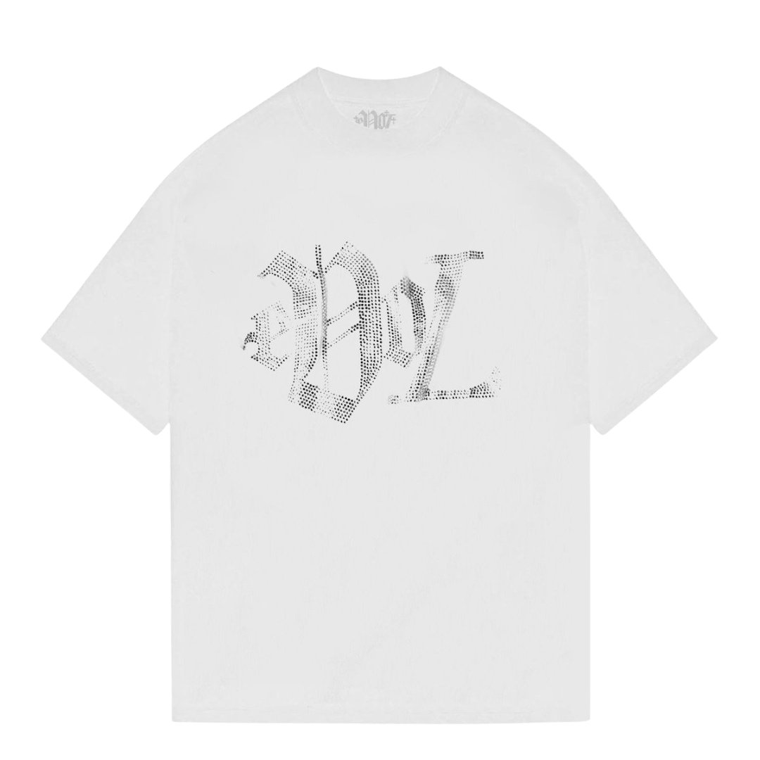 EVOL RHINESTONE TEE - WHITE
