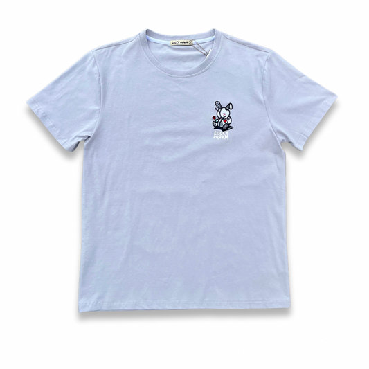 CLOUD GREY SMALL LOGO TEE