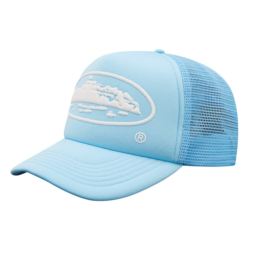 CORTEIZ ALCATRAZ TRUCKER HAT - BABY BLUE