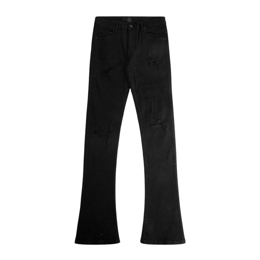 SUPPLY ROYAL FLARE JEANS - BLACK