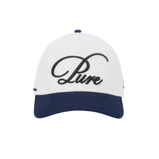 PURE DOPAMINE CAP - WHITE/NAVY
