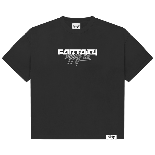 FANTASY SUPPLY MONOGRAM TEE - BLACK