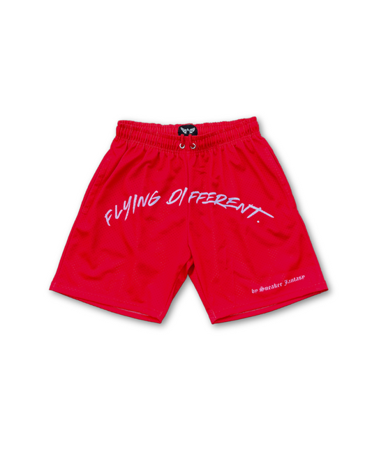 FLYING DIFFERENT - RED SHORTS