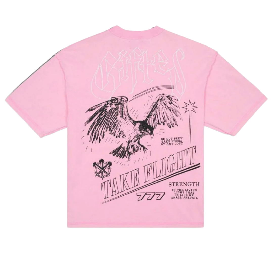 GFTD LA - TAKE FLIGHT PINK TEE