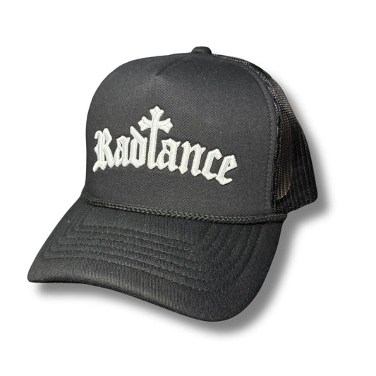 RADIANCE TRUCKER HAT - BLACK