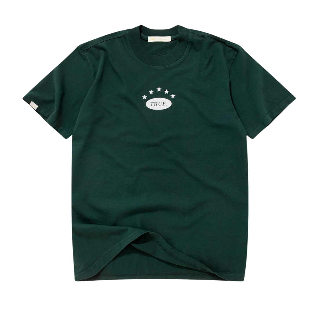 TRUE STAR TEE - PINE GREEN