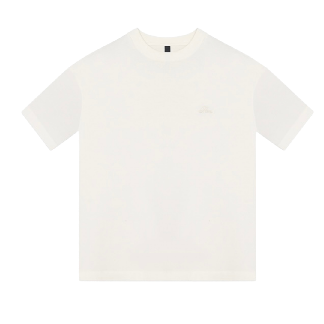 PURE DOPAMINE BOXY FIT TEE - CREAM