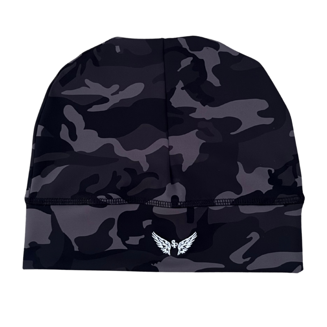 FANTASY SUPPLY CAMO SKULL CAP - BLACK