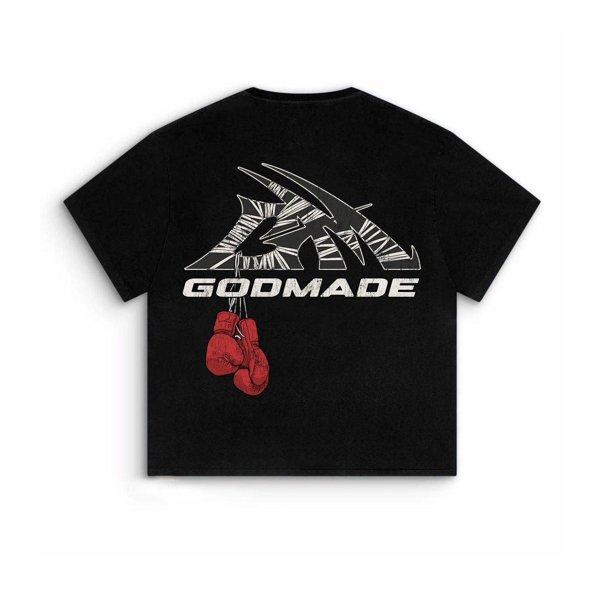 GODMADE WRAPPED TEE - BLACK