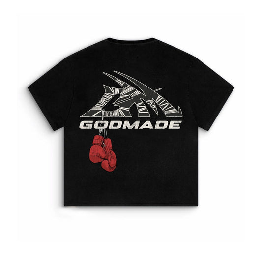 GODMADE WRAPPED TEE - BLACK