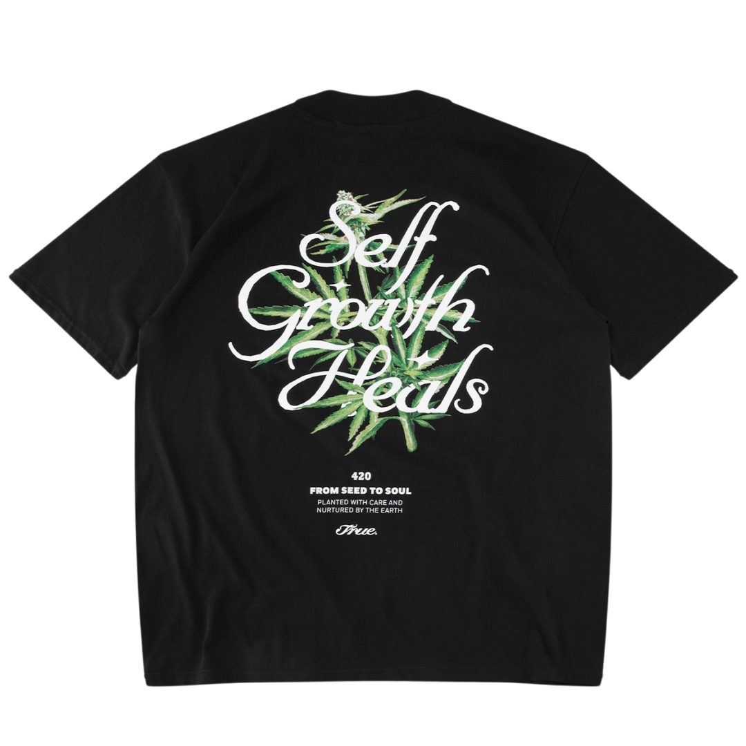 TRUE SELF GROWTH TEE - BLACK