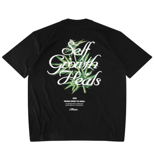TRUE SELF GROWTH TEE - BLACK