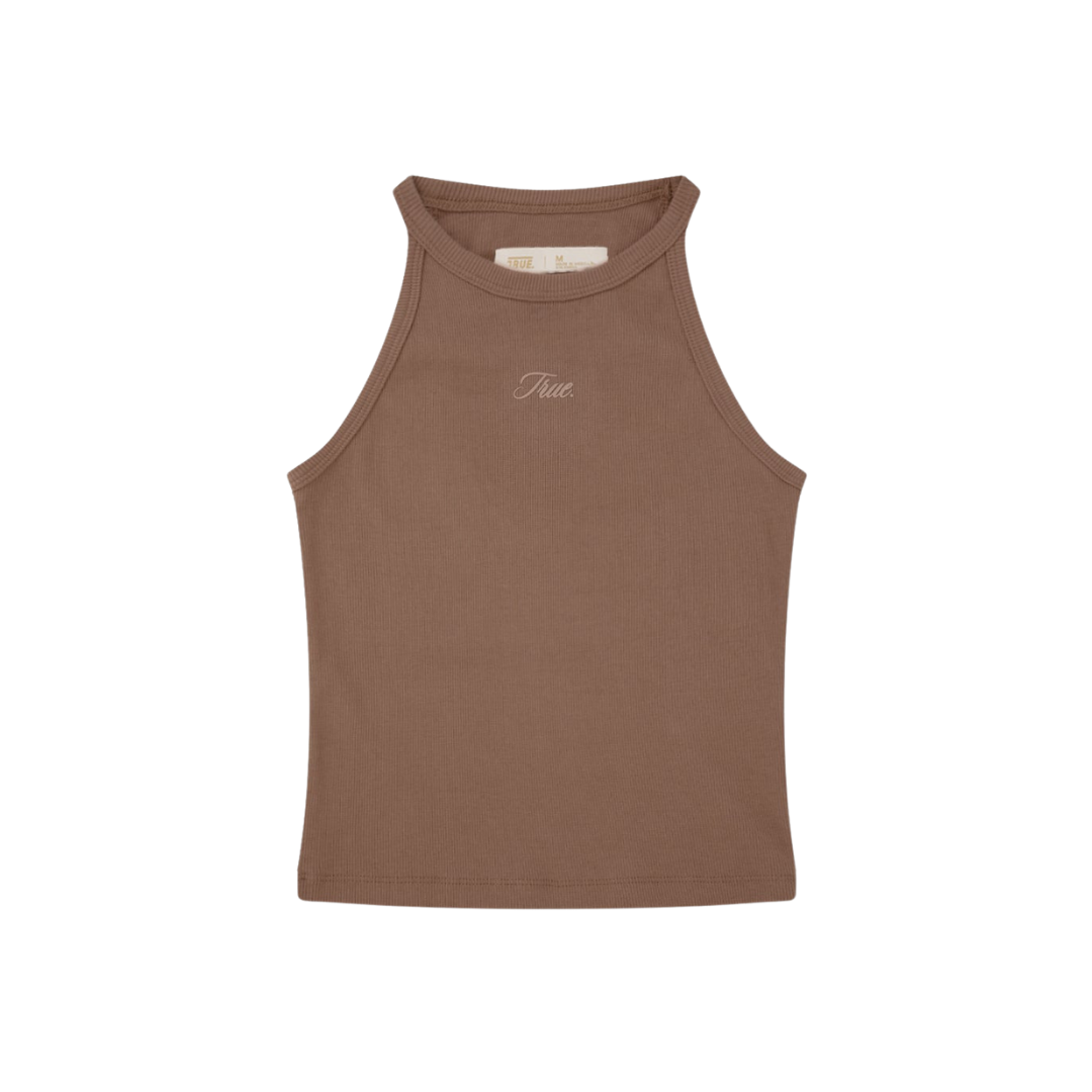 TRUE TANK TOP - CAFÉ