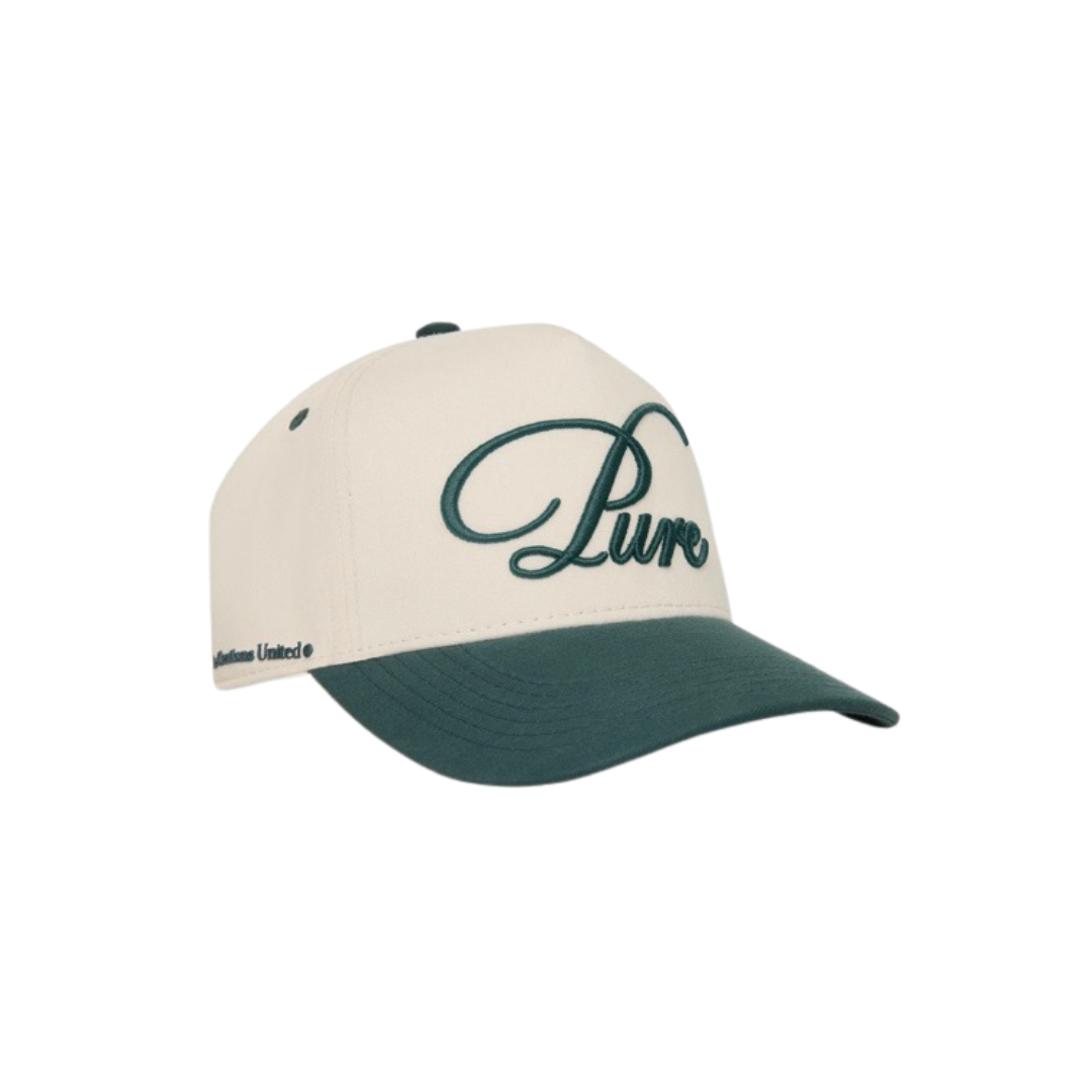 PURE MOCLAIR CAP - CREAM/GREEN