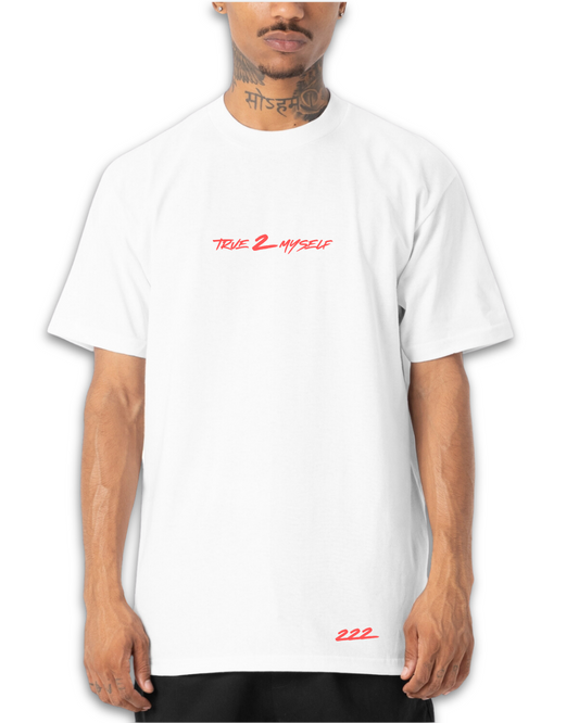 TRUE 2 MYSELF - WHITE TEE