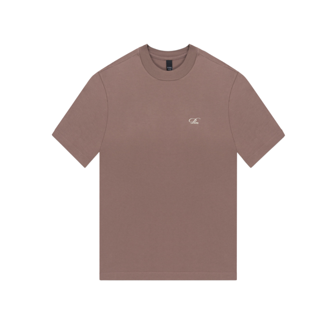 PURE SMALL LOGO - LIGHT BROWN TEE