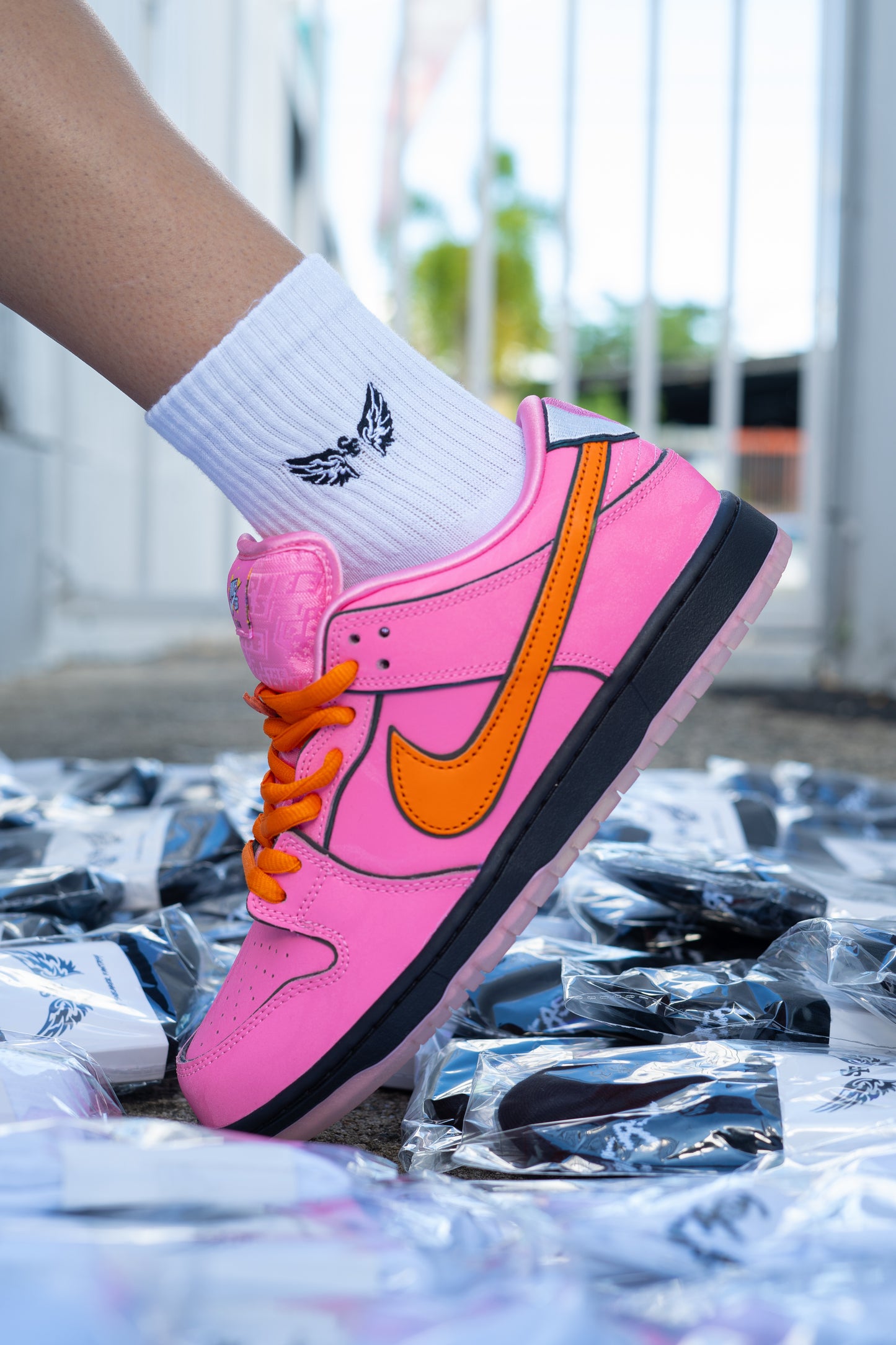 SF ESSENTIAL SOCKS - WHITE
