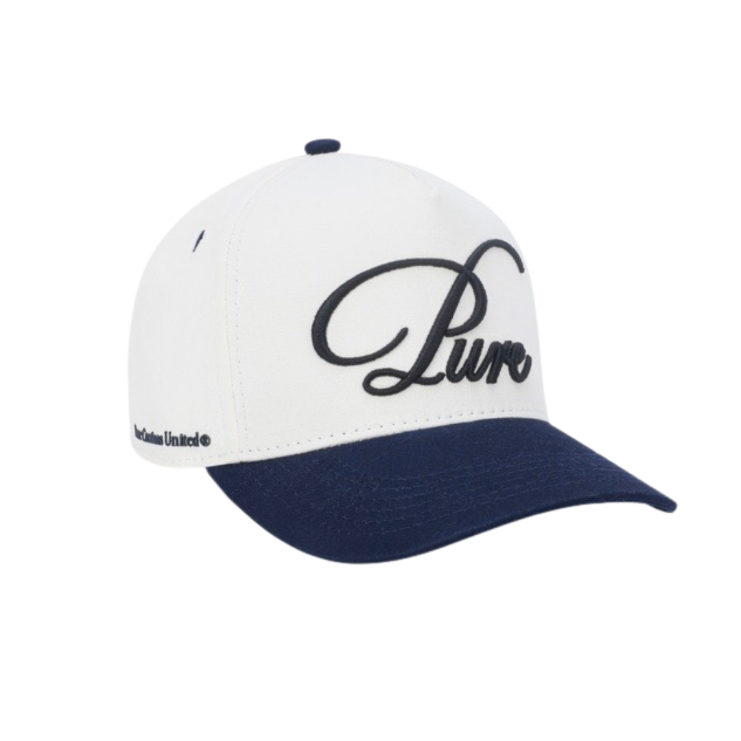 PURE DOPAMINE CAP - WHITE/NAVY