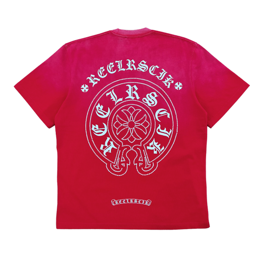 REELISTIK EMBLEM TEE - WASHED RED
