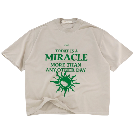 TRUE MIRACLE TEE - SAND
