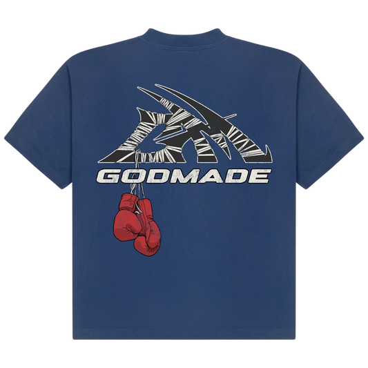 GODMADE WRAPPED TEE - BLUE