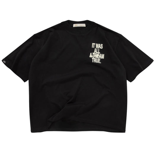 TRUE DREAM BOXY TEE - BLACK