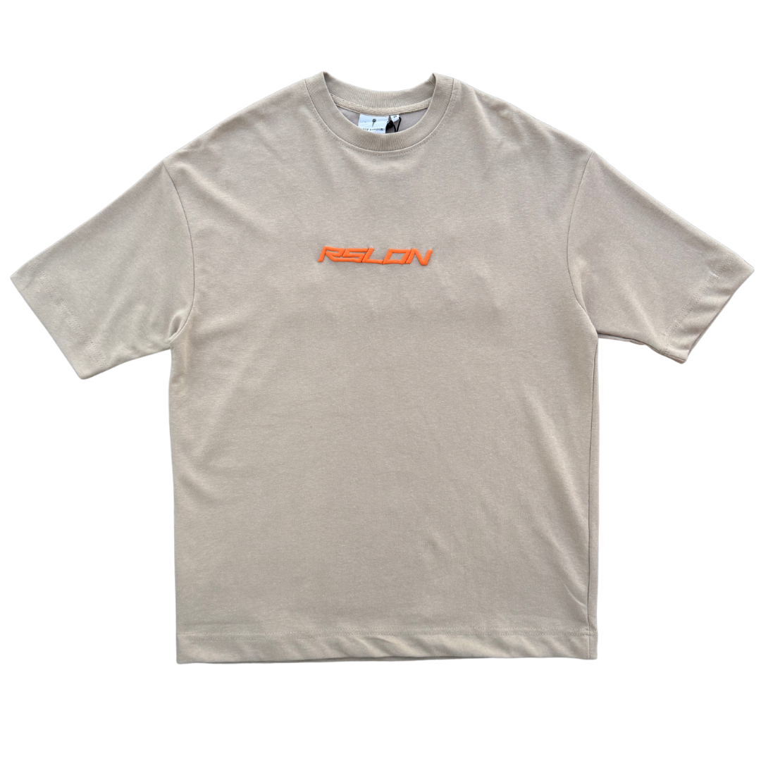 ROSE LNDN SKELETON TEE - TAUPE