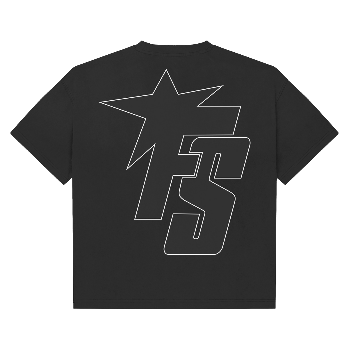 FANTASY SUPPLY MONOGRAM TEE - BLACK