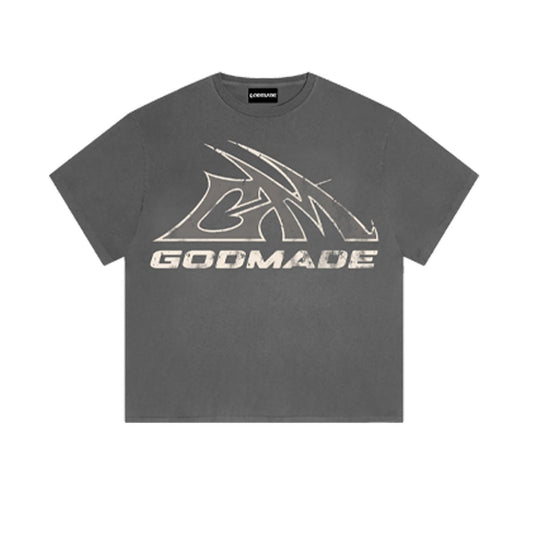 GODMADE TEE - GREY