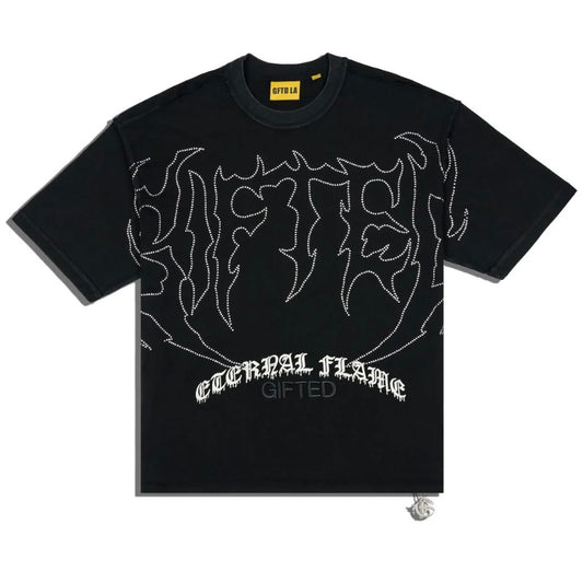 GFTD LA - ETERNAL FLAME BLACK TEE