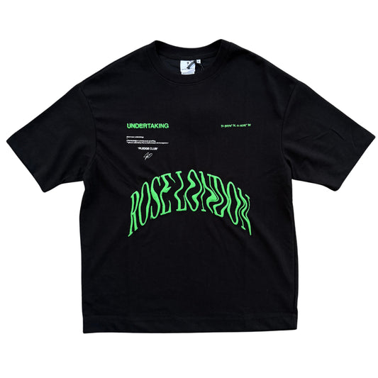 ROSE LNDN ARCH TEE - BLACK