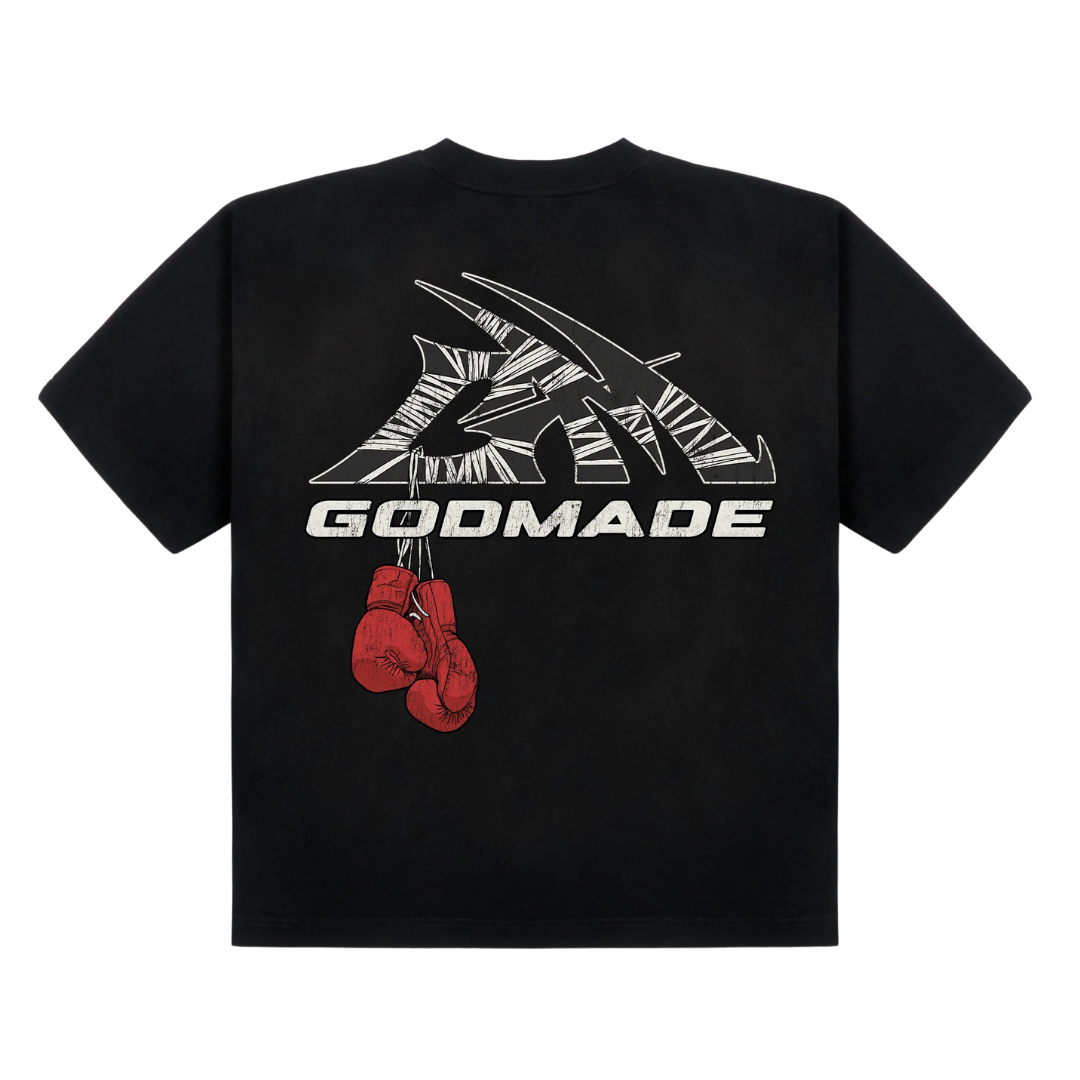 GODMADE WRAPPED TEE - BLACK