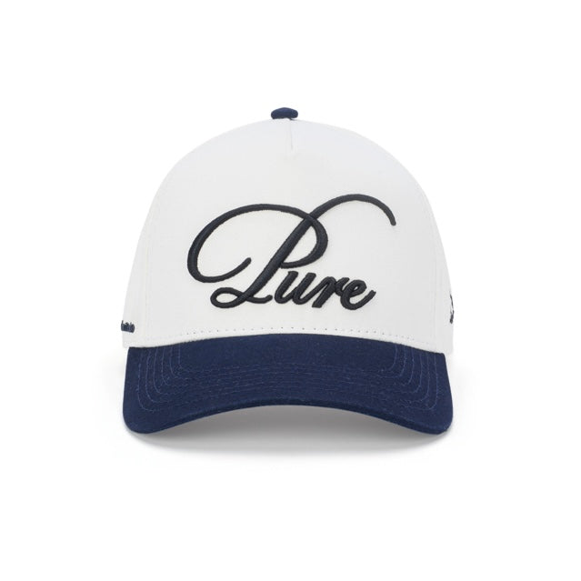 PURE DOPAMINE CAP - WHITE/NAVY