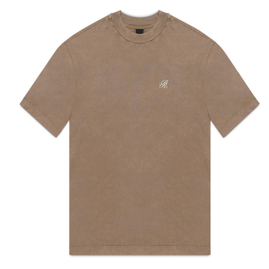 PURE CLASSIC TEE - BROWN