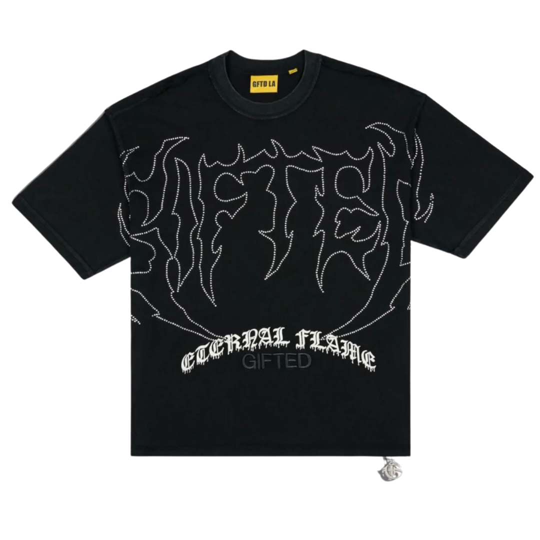 GFTD LA - ETERNAL FLAME BLACK TEE