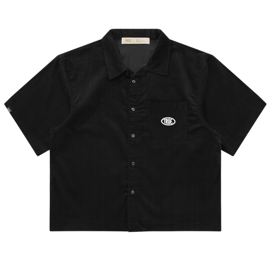 TRUE CURDOROY SHIRT - BLACK