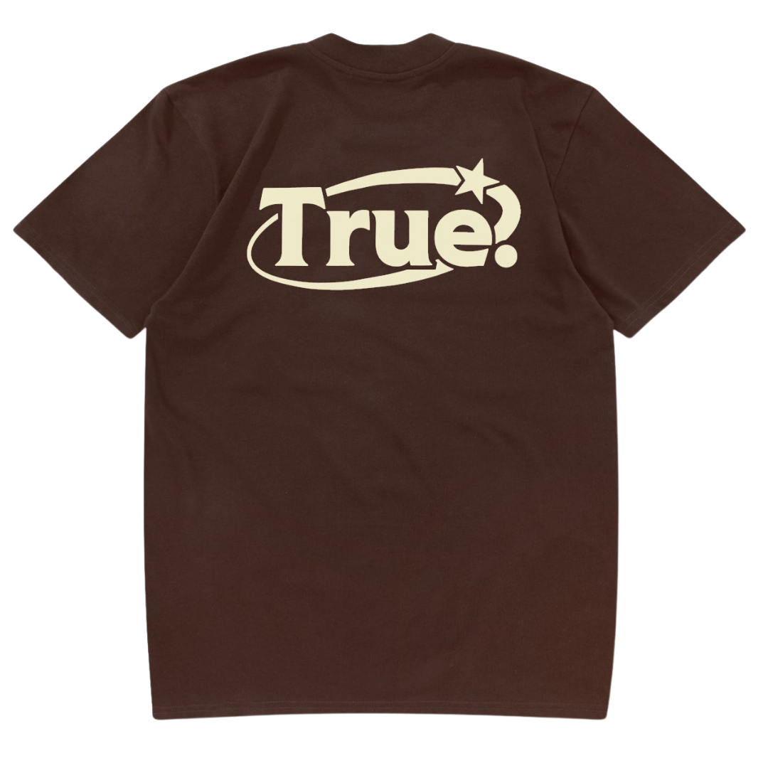 TRUE STAR TEE - BROWN/BEIGE