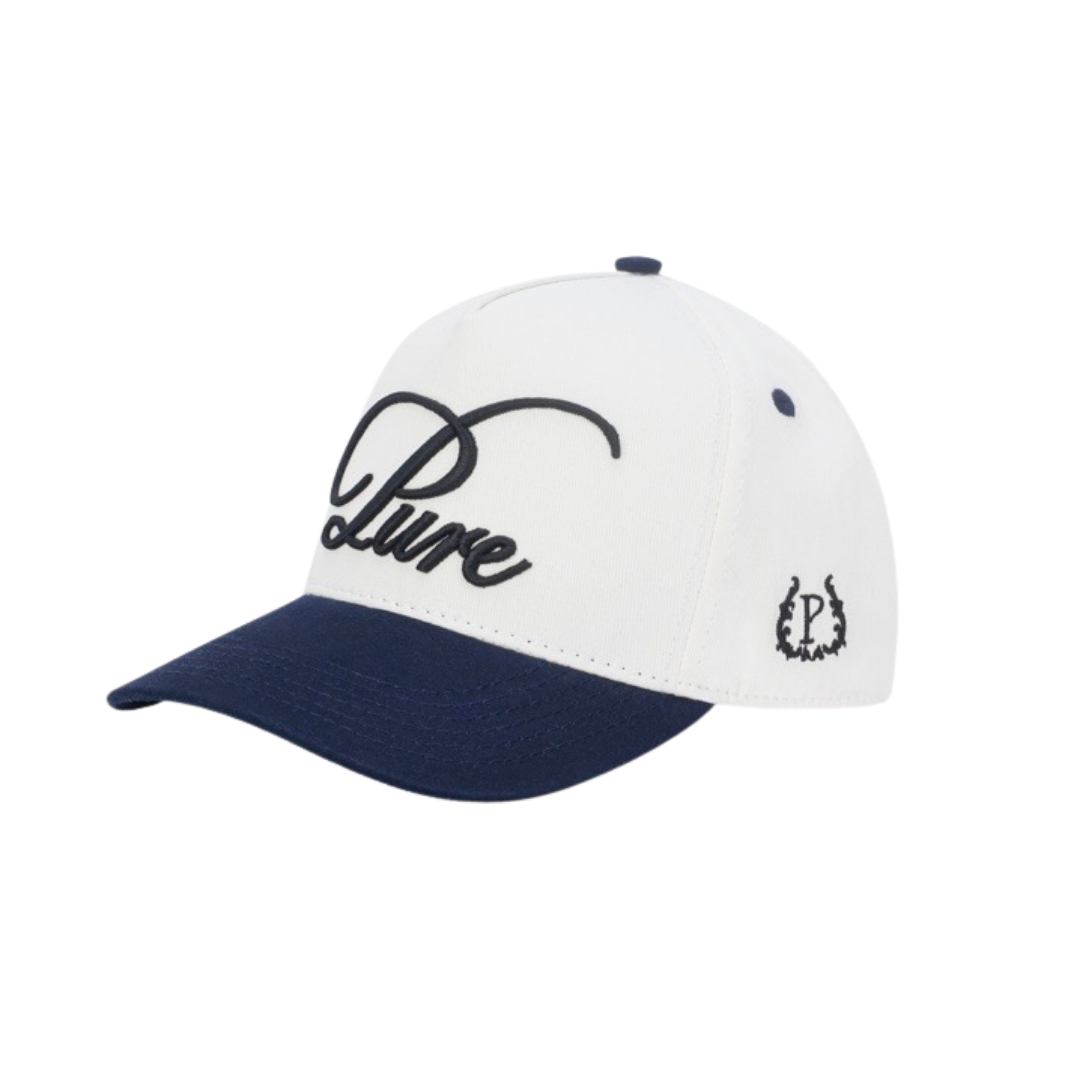 PURE DOPAMINE CAP - WHITE/NAVY