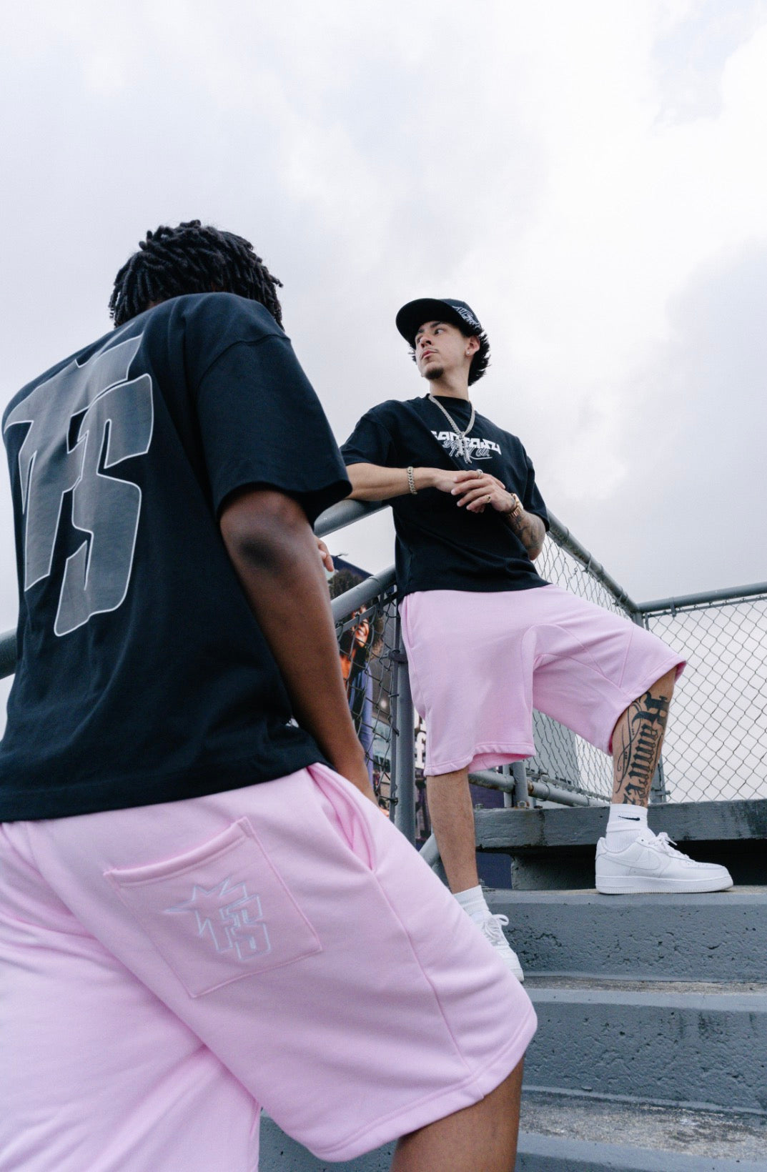 FANTASY SUPPLY FLEECE SHORTS - PINK