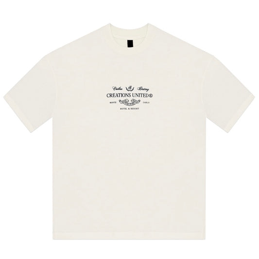 PURE MONCLAIR TEE - CREAM