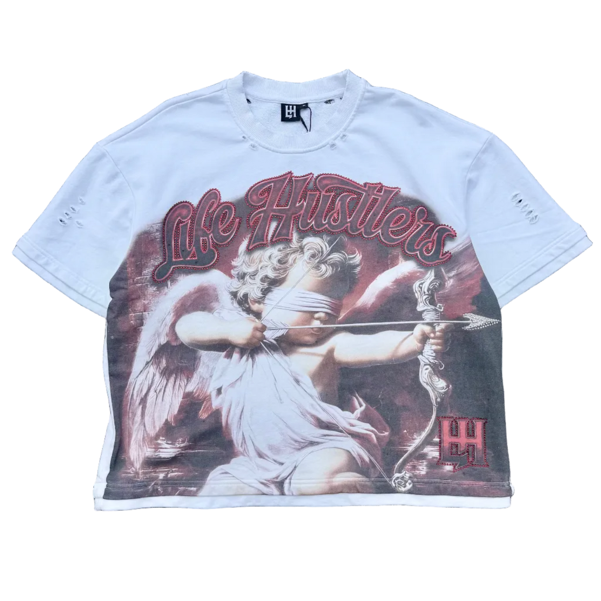 LIFE HUSTLERS CUPID TEE - WHITE