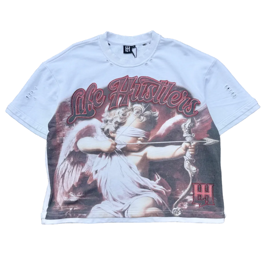 LIFE HUSTLERS CUPID TEE - WHITE