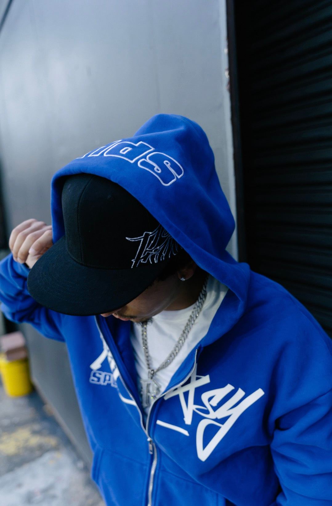 FS ZIP UP HOODIE - BLUE (BACK SOON)