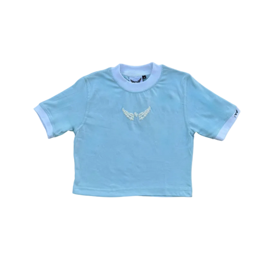 BABY BLUE - CROPPED TEE