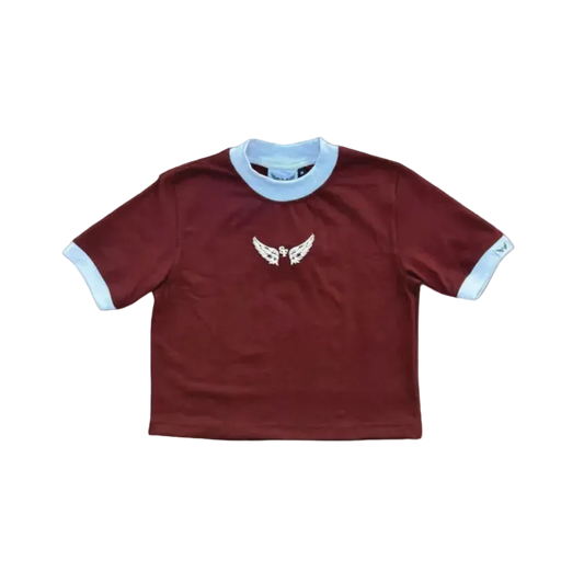 BROWN - CROPPED TEE
