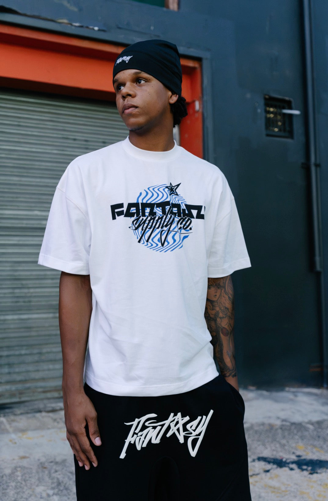 FS MONOGRAM TEE - WHITE (BACK SOON)