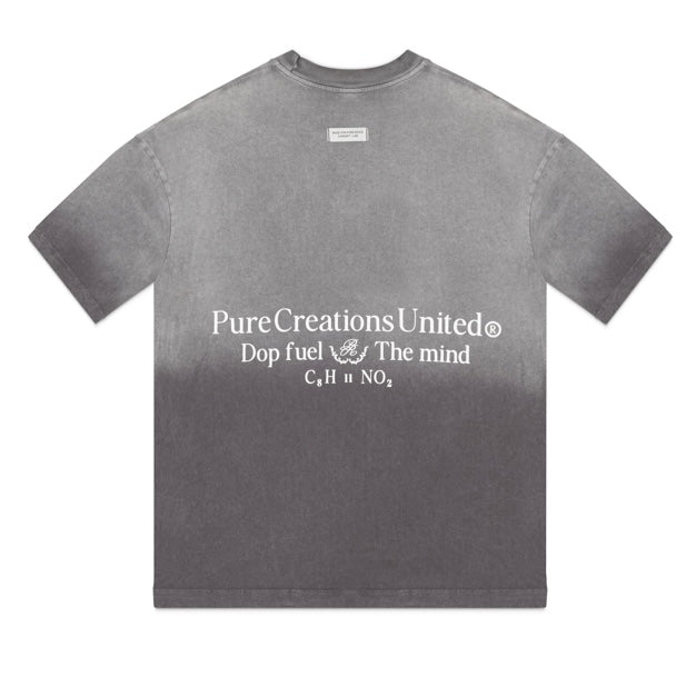 PURE DOPAMINE WASHED TEE - GREY