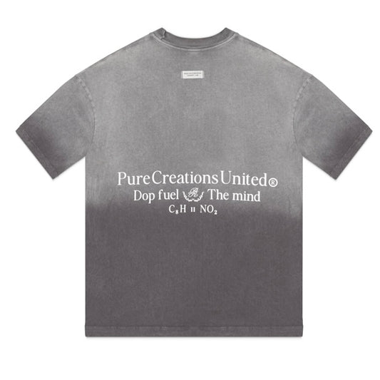 PURE DOPAMINE WASHED TEE - GREY