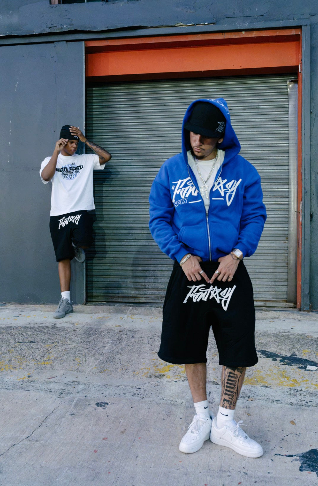 FANTASY SUPPLY FLEECE SHORTS - BLACK